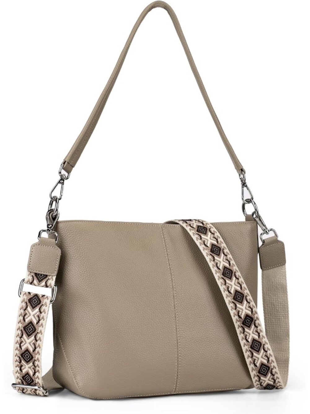 Genuine Leather Purse for Women Soft Crossbody Purse Hobo Bag Women's Shoulder b